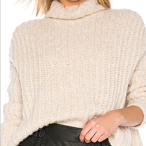 Free people fluffy fox sweater